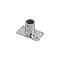 Patka zábradlie, obdélník, 81x48, 25mm, 90°