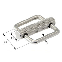 Spona na popruh 25mm s nerezovou prezkou