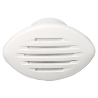 Klaksón 12V s bielym krytom, 130x85mm