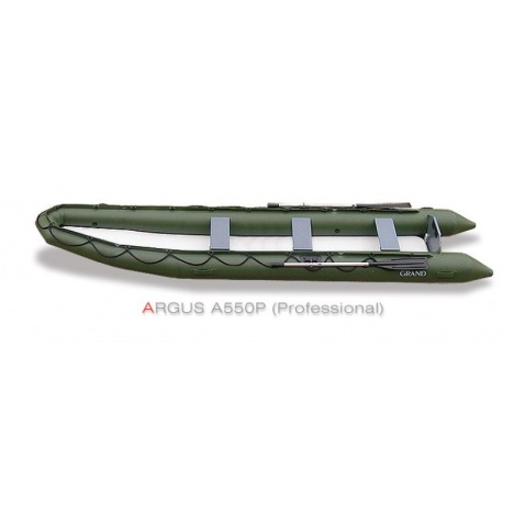 Nafukovacie kanoe Grand A550P Professional - šedé