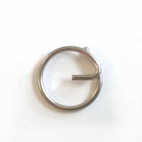 Závlačka kruhová, G-krúžok - vonkajší priemer 15 mm, hrúbkaa 1,25 mm