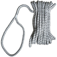 Laguna/Porto, záplet-oko, pr. 8 mm - dlžka 15 m, black/white