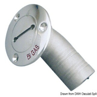 Hrdlo nerez na benzin, 30°, s kľučom 